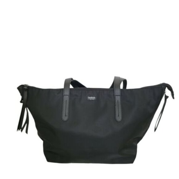 Botkier New York Bond Black Tote  Weekender Nylon Shoulder Bag carry-on Vacation - Picture 1 of 12